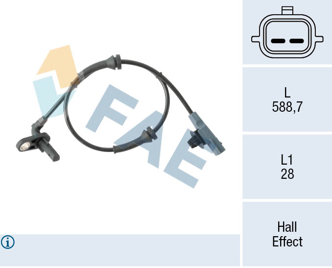 MAXGEAR 20-0360 Sensor, ABS