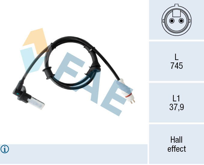 A.B.S. 31560 Sensor, ABS