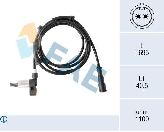BOSCH 0 986 594 545 Sensor, ABS