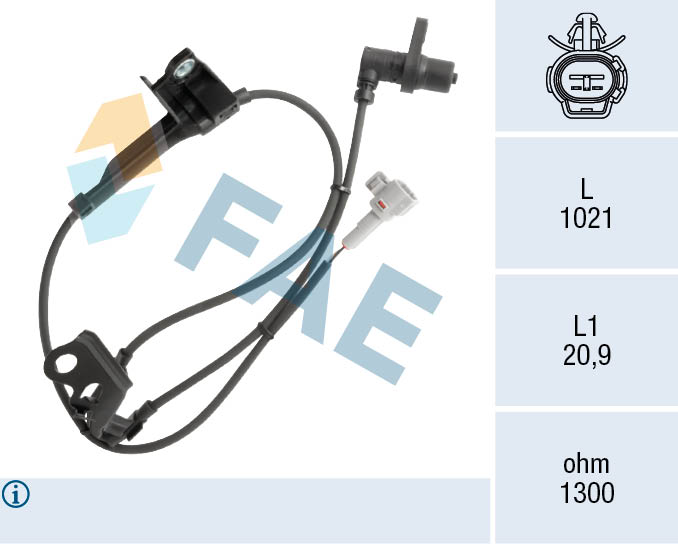 FAE 78562 Sensor, wheel speed