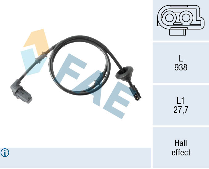 BLUE PRINT ADBP710004 Sensor, ABS