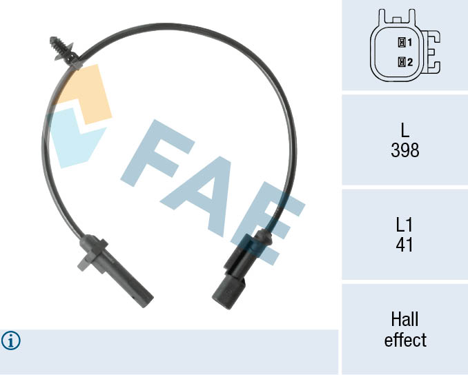 BREMI 50342 Sensor, ABS