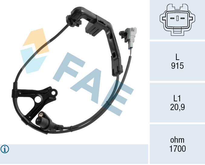 MAGNETI MARELLI 172100025010 Sensor, ABS