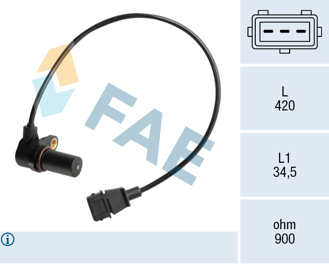 BOSCH 0 281 002 778 Impulsgiver, veivaksel