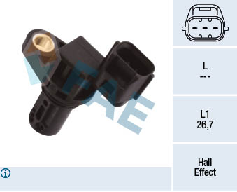 FAE 79406 Αισθητήρας, θέση εκκεντροφ. άξονα for MITSUBISHI