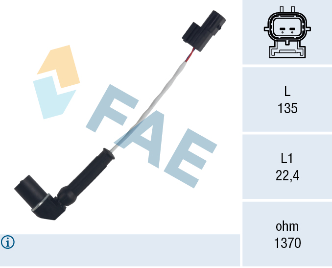 FAE 79483 Sensor, crankshaft pulse