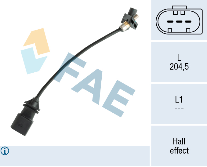 FAE 79488 Σηματοδ. παλμών, στροφ. άξονας for BMW