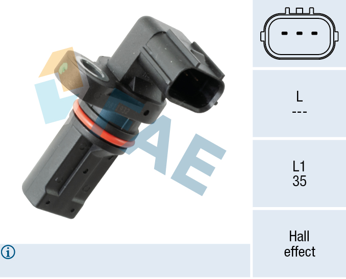 FAE 79518 Σηματοδ. παλμών, στροφ. άξονας for HONDA