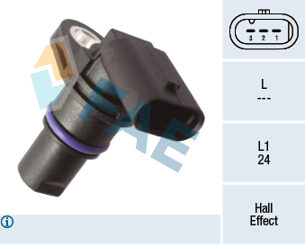 FAE 79523 Αισθητήρας, θέση εκκεντροφ. άξονα for AUDI BENTLEY CUPRA PORSCHE SEAT SKODA VW