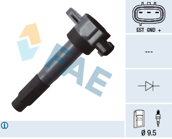 FAE 80268 Bobina d'accensione