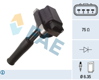 FAE 80398 Ignition Coil