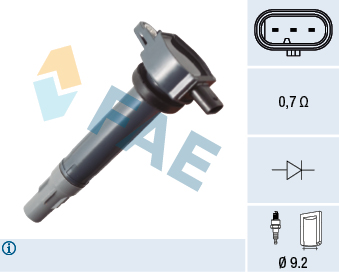 FAE 80489 Πολλαπλασιαστής for CHRYSLER DODGE