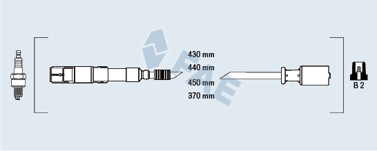 FAE 83991 Kit cavi accensione