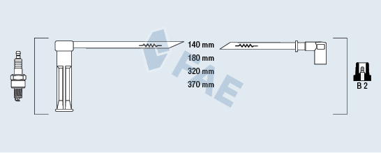 FAE 85115 Kit cavi accensione