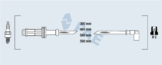 FAE 85600 Kit cavi accensione