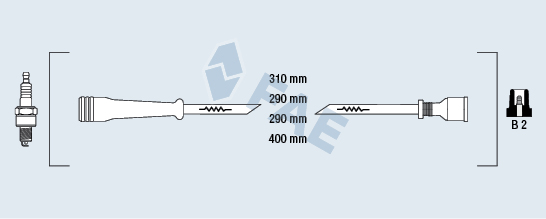 FAE 86000 Kit cavi accensione