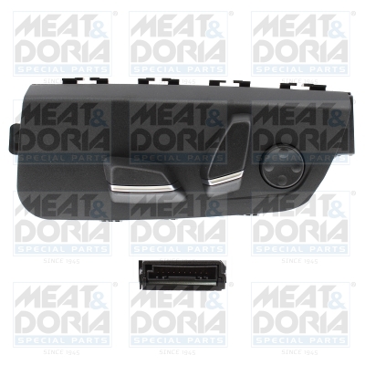 MEAT & DORIA 206221 Switch, seat adjustment Left Front for BMW