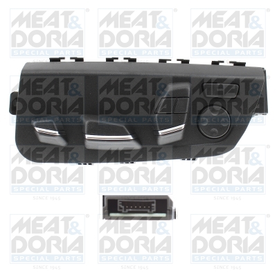 MEAT & DORIA 206225 Switch, seat adjustment Left Front for BMW