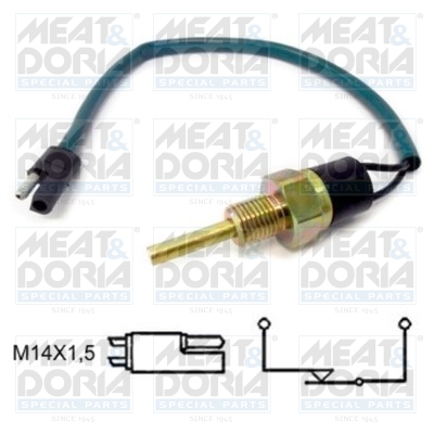 MEAT & DORIA 36015 Switch, reverse light for FIAT