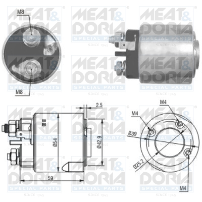 MEAT & DORIA 46160 магнитен...