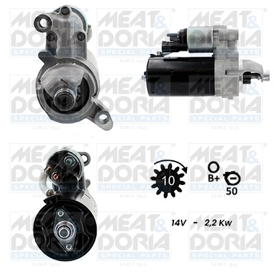 MEAT & DORIA 5010430G Starter for AUDI PORSCHE