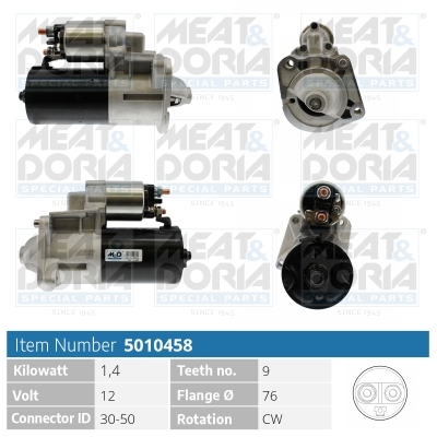 MEAT & DORIA 5010458 Μίζα for FORD VOLVO