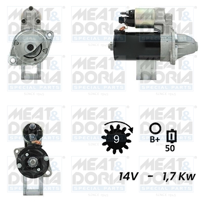 MEAT & DORIA 5010477G Starter for BMW
