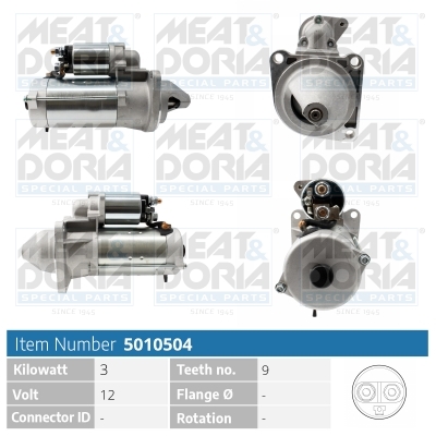 MEAT & DORIA 5010504 Μίζα for NEW HOLLAND