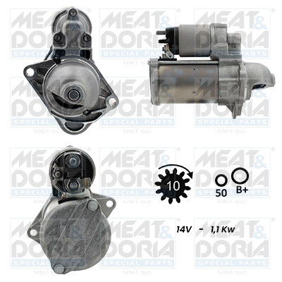 MEAT & DORIA 5010545G Starter for CHEVROLET OPEL VAUXHALL