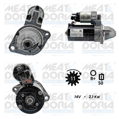 MEAT & DORIA 5010886G Starter for BMW