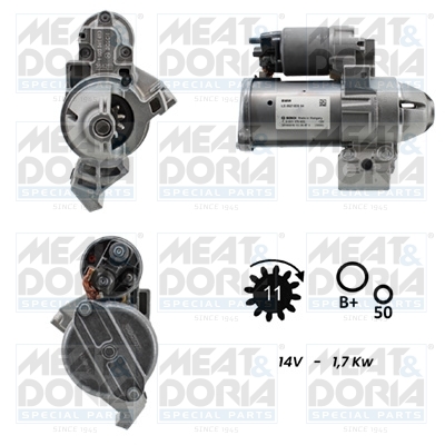 MEAT & DORIA 5010889G Starter for BMW