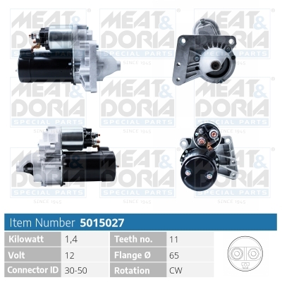 MEAT & DORIA 5015027 starter