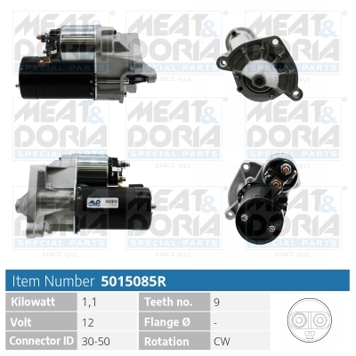 MEAT & DORIA 5015085R Μίζα for CITROËN PEUGEOT