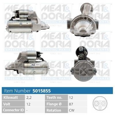 MEAT & DORIA 5015855 Starter for FORD