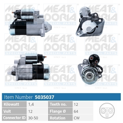 MEAT & DORIA 5035037 starter