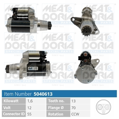 MEAT & DORIA 5040613 Starter for LEXUS TOYOTA