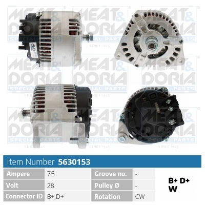 MEAT & DORIA 5630153 Γεννήτρια