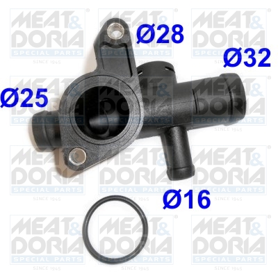 MEAT & DORIA 93150 Flangia...