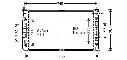 AVA QUALITY COOLING CR2054...
