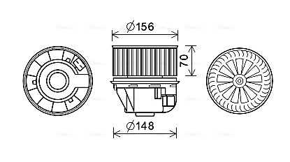 AVA QUALITY COOLING FD8634...