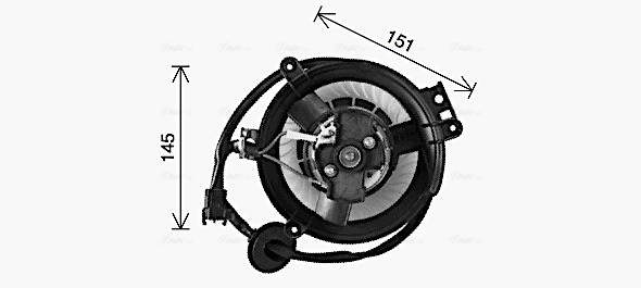 Ventilatore abitacolo