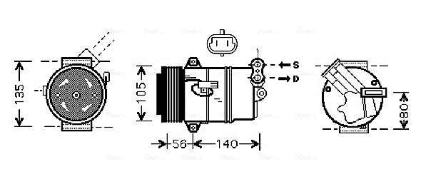 AVA QUALITY COOLING OLAK428...