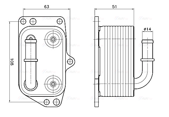 AVA QUALITY COOLING PE3433...