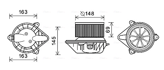 AVA QUALITY COOLING RT8587...