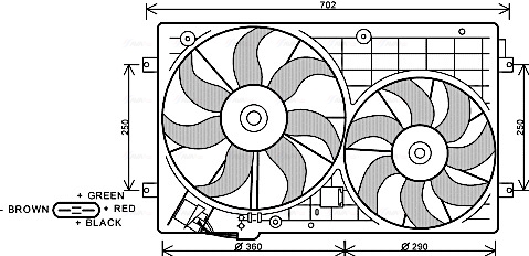 AVA QUALITY COOLING VN7528...