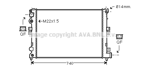 AVA QUALITY COOLING CNA2079...