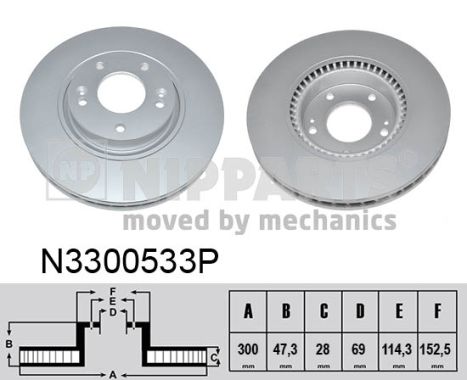 NIPPARTS N3300533P Disque...