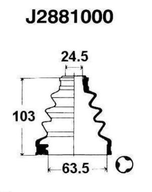 NIPPARTS J2881000 Σετ...