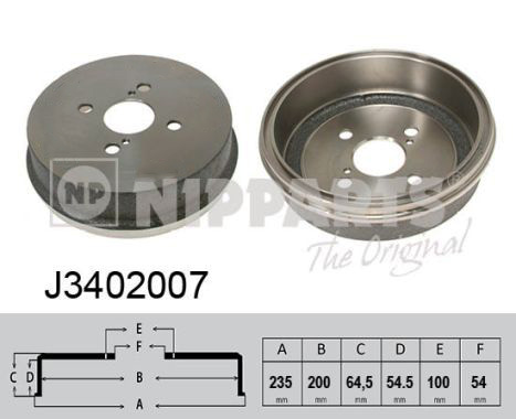 NIPPARTS J3402007 Ταμπούρο