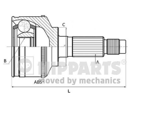 NIPPARTS N2820326 Σετ...